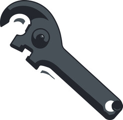 wrench and bolt 100% fully editable vector file.