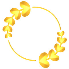 Emblem, frame badge, label badges for award, heraldic element on  transparent background