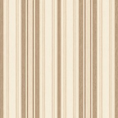 Obraz premium Beige, brown vertical stripes create wood-textured wallpaper pattern. Seamless design features varying shades of brown, beige, with rough, natural grain surface. Graphic illustration offers retro,