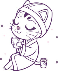 little girl with a hat