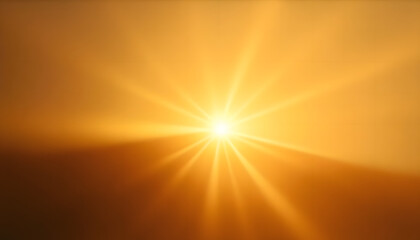 Fototapeta premium Radiant Sunburst Glow