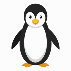 penguin on the snow