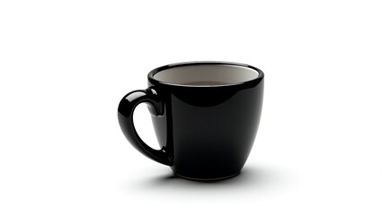 black coffee cup isolated on white background/ black Coffee / Tea Cup/ Mug Mock-up