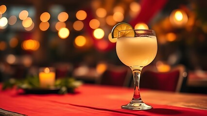 A traditional red-and-white rosette pinned on linen, glowing under golden sunlight during Peru's Independence Day celebration.