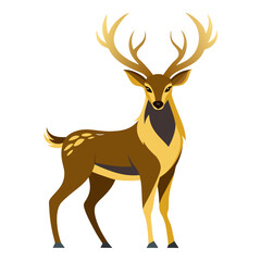 deer silhouette vector