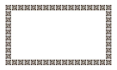 Decorative frame in greek style.