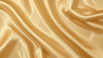Obraz premium soft gold luxury silk fabric for background, Smooth elegant gold satin luxury and elegant backdrop, gold trend