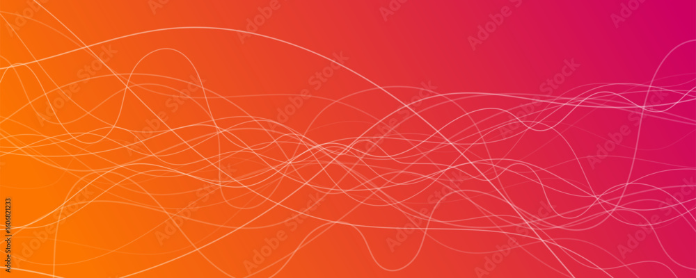 Poster abstract gradient background with wave beams