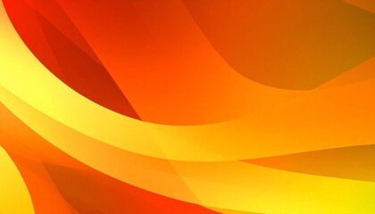 Abstract fluid ribbon pattern featuring golden-yellow and orange bands