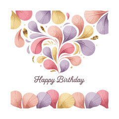 Petals in the Quality  vector on white background.01