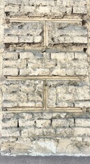 Old Budapest building stucco texture.