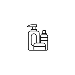 Obraz premium Cosmetics icon flat vector design.