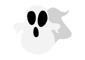 Halloween ghosts vector clip art