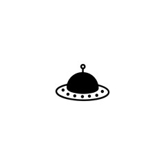 Ufo icon flat vector design.