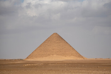 The Red Pyramid, also known as the North Pyramid, the largest pyramid at Dahshur