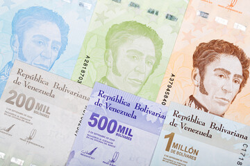 Venezuelan money - bolivar a business background