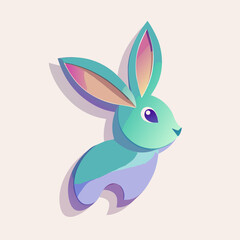 easter bunny with easter egg