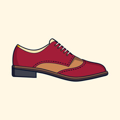 vector illustration of oxfords