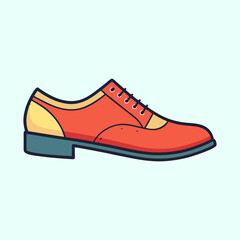 vector illustration of oxfords