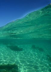 a paradise island in the Caribbean Sea
