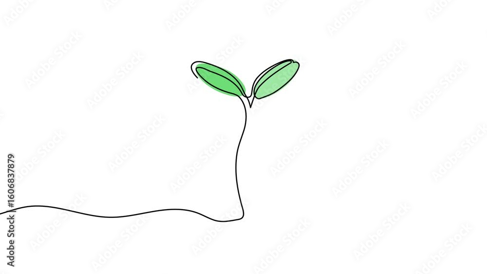 Poster animation of a single line drawing of a butterfly. continuous contour movement of a butterfly. conti
