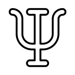 Psychology symbol, mental health icon - vector