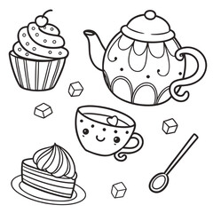 tea and sweets
