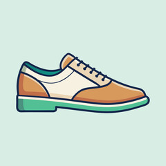 vector illustration of a footwear
