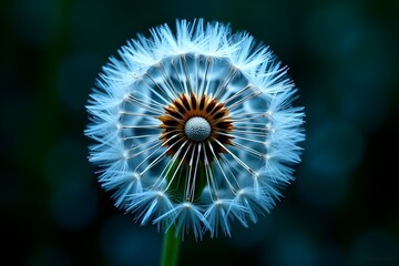 close up of dandelion
