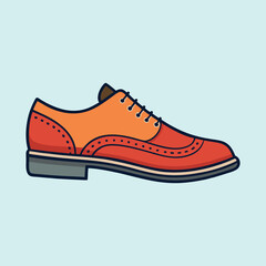 vector illustration of brogues