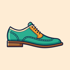 vector illustration of oxfords