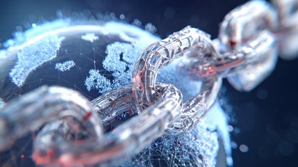 Blockchain technology securing global network connections