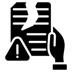 Contract Breach Icon