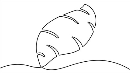 Sweet potato tuber vector illustration. One line art drawing with lettering organic sweet potato, Continuous line drawing of whole health organic sweet potato for farm logo identity.