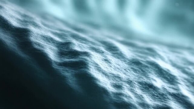 Oceanic Textural Abstraction: A close-up shot of oceanic surface, capturing the intricate textures and fluid dynamics of ocean waters, with a focus on abstract patterns and subtle color gradients.