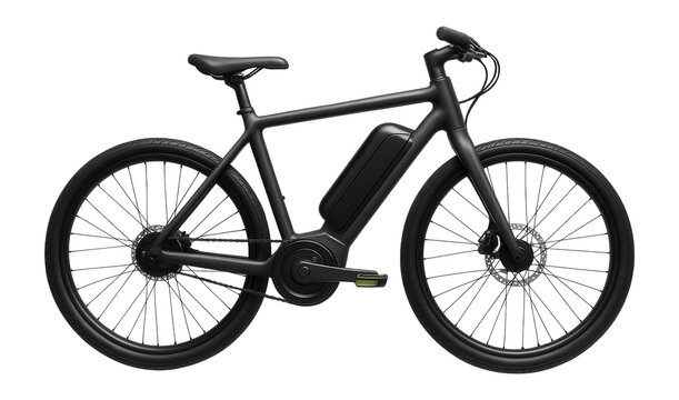 Electric-assist bike with a compact motor and rechargeable battery for eco-friendly commutes