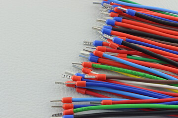 Electrical Insulated Copper Mounting Wires for Electrical Switchboard Assembly. 