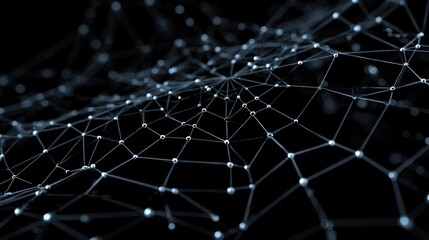 Abstract network of connected points