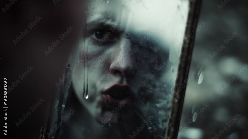 Poster reflective moment captured in a rustic setting showcasing emotional depth and visual storytelling