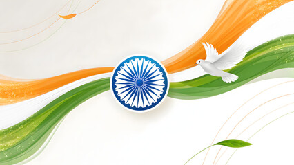  Happy Republic Day of India background, 15 august template & banner
