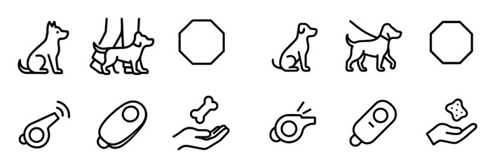 Pet Training Icons