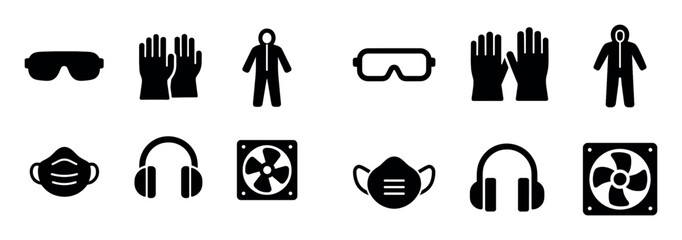 Safety Gear Icons