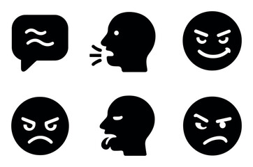 Obraz premium Minimalistic Icon Grid