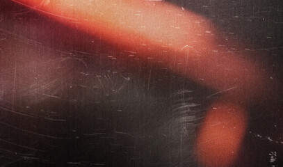 Noise scratch. Old film. Gray blue red color vintage dust grain texture analog tv defect stained...