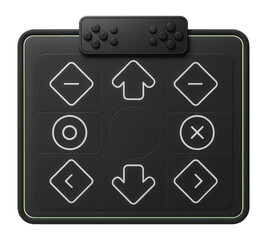 Dance mat with dual modes and detachable control panel for multiplayer sessions