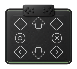 Dance mat with dual modes and detachable control panel for multiplayer sessions