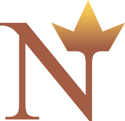 Royal N Logo with Crown