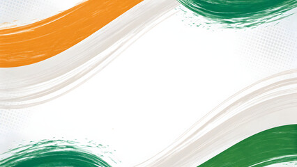 happy independence day India.Ashoka chakra with Indian flag. vector illustration design