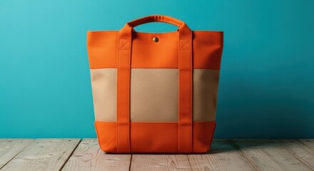 red leather bag