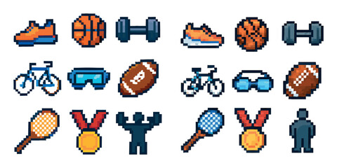Pixel Sports Icons